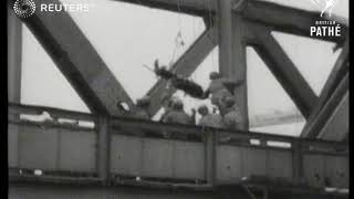 Ludendorff Bridge collapses 1945 [upl. by Ardyaf696]