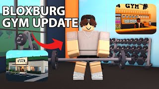 NEW BLOXBURG GYM UPDATE 0117  MAP REVAMP SPORTS AND MORE [upl. by Flo]