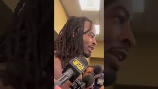 Najee Harris FIRES OFF after Justin Fields question [upl. by Eleumas507]