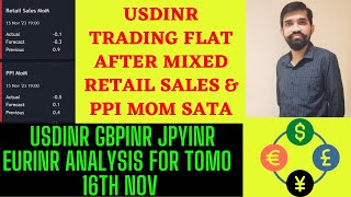 USDINR GBPINR JPYINR EURINR ANALYSIS FOR TOMO 16TH NOV usdinr usdinrtradingstrategyusdinrtrading [upl. by Zilef]