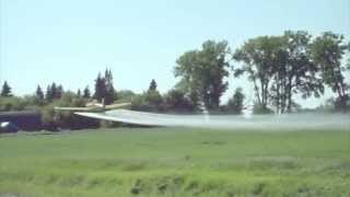 crop dusting 2014 air tractor [upl. by Hailed]