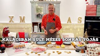 Kalácsban sült mézes sonkás tojás [upl. by Oetam267]