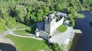 67 Ross Castle amp Innisfalen Island  Kerry County  Ireland video 4K [upl. by Ahsienet]