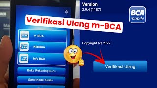 Cara Verifikasi Ulang mBCA BCA Mobile [upl. by Paapanen]