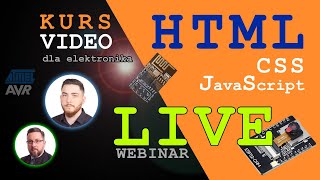 Kurs HTML dla elektronika  START  Live webinar [upl. by Edmund]