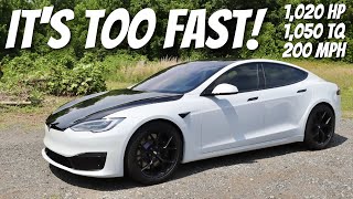 What Its Like Driving The Tesla Model S Plaid Fastest Car Out There [upl. by Krishnah695]