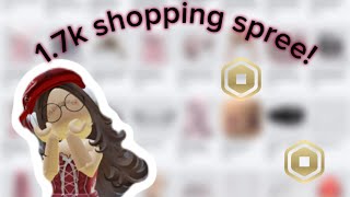 17k robux shopping spree ♡︎ [upl. by Ahsinrev]