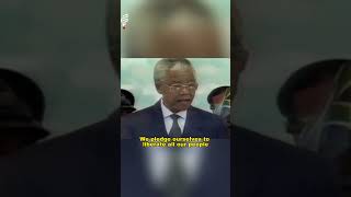 Nelson Mandelas inspiring speech after becoming president of South Africa inspiration history [upl. by Llenrap241]