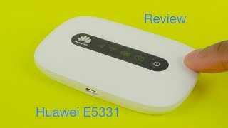 Huawei E5331 21Mbps Mobile WiFi Hotspot Review [upl. by Hesper]