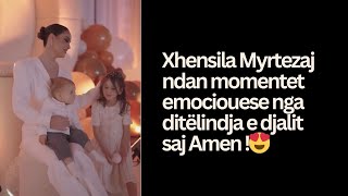 Xhensila Myrtezaj ndan momentet emociouese nga ditëlindja e djalit saj Amen 😍amen xhensila [upl. by Macnair]