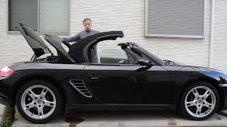 boxster 987 convertible top fix  manual modification [upl. by Preston397]