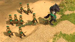 Age of Mythology Retold  4v4 INSANE BATTLES  Multiplayer Gameplay PCUHD [upl. by Nhtanhoj]