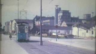 Tramways de la region de Mannheim 1966 [upl. by Ahsitel]