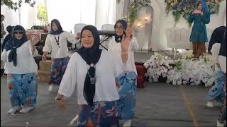 cinta remix line dance di acara pernikahan quotAromasari quot [upl. by Anerroc]