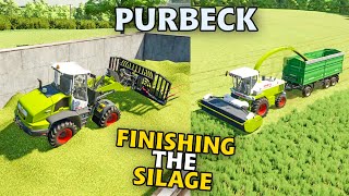 HOW MUCH SILAGE DID WE MAKE  Purbeck  FARMING SIMULATOR 22  Episode 18 [upl. by Bromley]