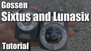 How to use a handheld light meter Gossen Lunasix and Sixtus [upl. by Mail]