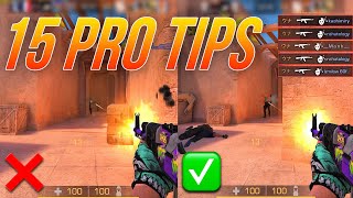 15 PRO TIPS FOR IMPROVING YOUR SKILLS  STANDOFF 2 [upl. by Cullie]