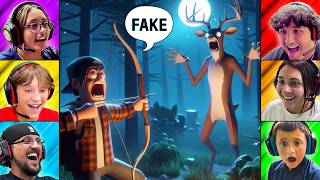 OH DEER Hilarious Hunting Game FGTeeV 6 Player Family Gameplay [upl. by Va]