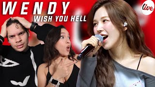 One Of The Best Female KPOP Vocalists Waleska amp Efra React to Red Velvets Wendy on Its Live [upl. by Atimad]