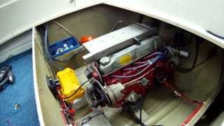 Volvo Penta B30 AQ170 engine start  sound [upl. by Ayhdnas]