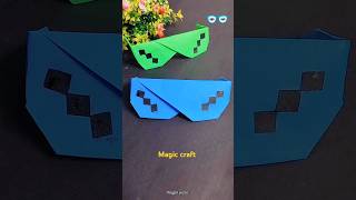 Easy kids chasma craft 🕶️☃️😨 Diy paper toy shorts viralvideo trending funny comedy craft kids [upl. by Frankel248]