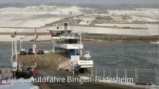 Rheinüberquerung Fähren BingenRüdesheim [upl. by Lyj749]