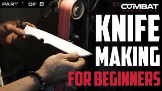 Knife Making for Beginners w Andreas Kalani Part 1  Combat Abrasives [upl. by Chuah]