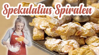 WEIHNACHTSZEIT KANN KOMMEN  Plätzchen Rezept  Spekulatius Spiralen [upl. by Leonteen111]