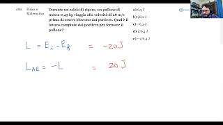 🔭 Luglio 2024  Fisica e matematica n° 280  Durante un calcio di rigore un pallone di massa 045 … [upl. by Zere71]