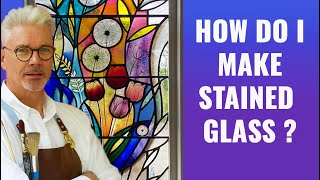 SECRETS of how to make stained glass windows [upl. by Arihday]