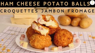 Comment faire des croquettes de pomme de terre au fromage emmental amp jambonRecette rapide et facile [upl. by Barnard]