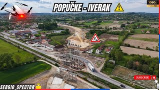 Brza Saobraćajnica LAJKOVAC  IVERAK Valjevo Popučke radovi dronom srbija [upl. by Dotty938]