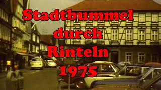 Weserberglandfilme Stadtbummel durch Rinteln 1975 [upl. by Nyhagen]