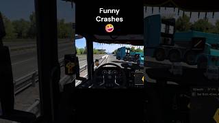 Truckersmp  Funny Crashes 😂🤣 [upl. by Hachmann]