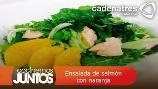 Ensalada de salmón con naranja [upl. by Elinnet]