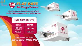 LBC Singapore  Flat Rate Air Cargo Promo [upl. by Bodi482]