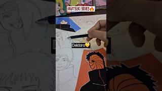 Akatsuki SERIES pt4🔥 crafton akatsuki naruto anime drawing deidara shorts viral trending [upl. by Flavius473]