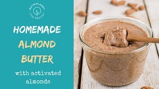 Homemade Almond Butter No Additives [upl. by Reifnnej]