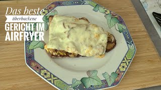 Das beste Gericht im Airfryer Schinken und Pilze überbacken airfryer  heißluftfritteuse rezepte [upl. by Ettenan157]