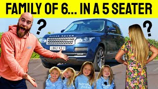 How To Fit 6 In A 5 Seat Range Rover L405 [upl. by Gord372]