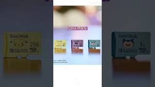 New Pokemon MicroSD Cards From SanDisk pokemon nintendo gaming [upl. by Collis589]