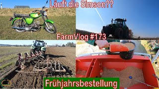 Farmvlog 173 Hafer und Sommergerste säen  Läuft die Simson [upl. by Dray]