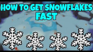 How To Get Snowflakes Fast Roblox Giant Simulator [upl. by Tris437]