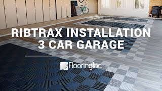 Ribtrax Installation Video 3 Car Garage [upl. by Stasny]