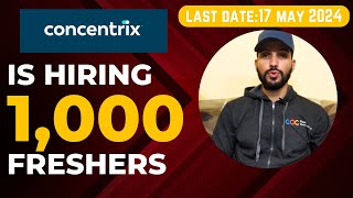 Concentrix Hiring 1000 Freshers 2024 [upl. by Yenahc436]