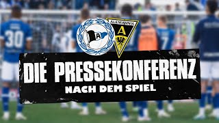 12 Alemannia Aachen Die Pressekonferenz nach dem Spiel [upl. by Ayrad859]