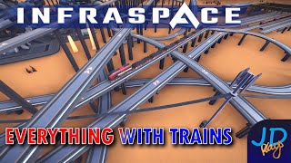 Offsite everything with Trains 🚜 InfraSpace Ep9 👷 New Player Guide Tutorial Walkthrough 🌍 [upl. by Kantor]