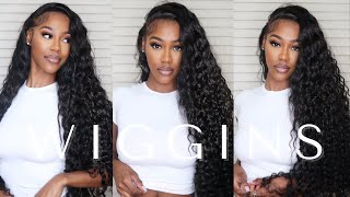 30” HD LACE WIG INSTALL MY FAVORITE LOOSE DEEP WAVE WIG — WIGGINS HAIR [upl. by Dogs]