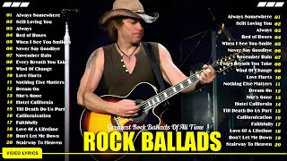 A Selection of The Most Popular Rock Ballads  Best Relaxing Rock Ballads Songs 70s 80s 90s [upl. by Nilauqcaj]