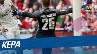 Kepa Best Saves in LaLiga Santander 20162017 [upl. by Haleeuqa832]